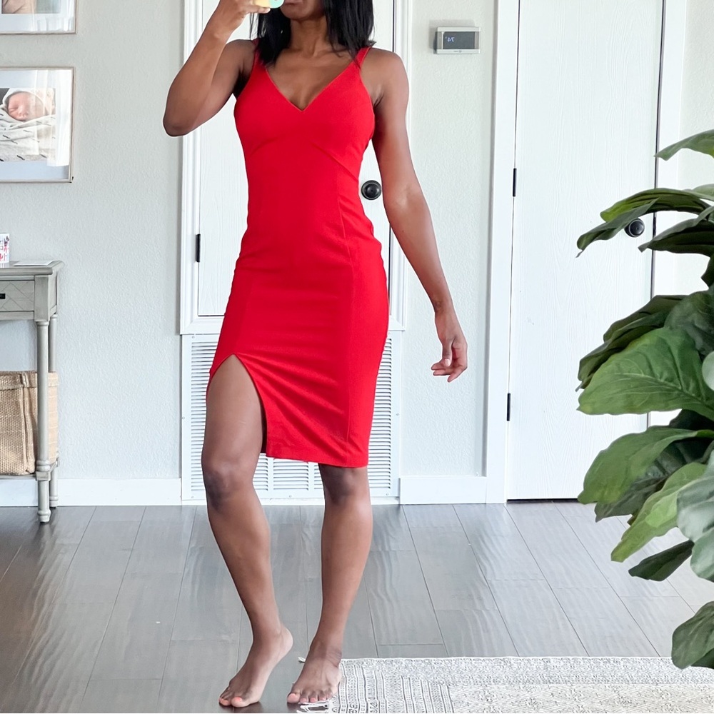 Likely Elisas Sheath Sleeveless Dress Size 2 red